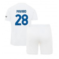 Camisa de time de futebol Inter Milan Benjamin Pavard #28 Replicas 2º Equipamento Infantil 2023-24 Manga Curta (+ Calças curtas)